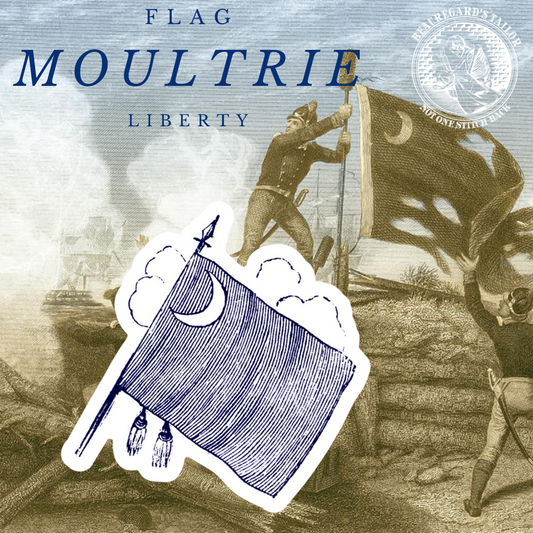 Fort Moultrie Flag Stickers
