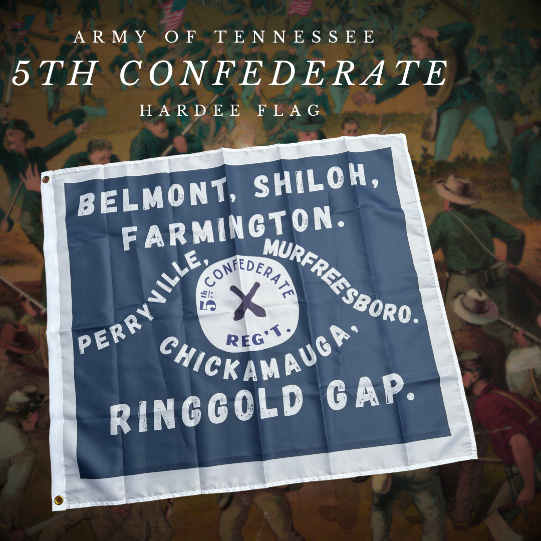 5th Confederate Infantry Hardee Flag – Beauregard's Tailor