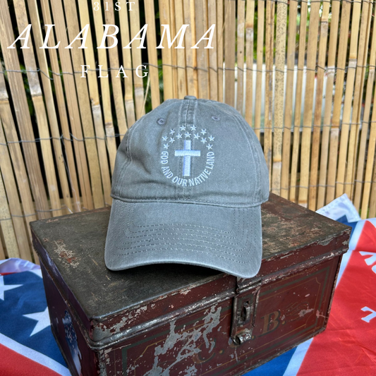 God and Our Native Land. - 31st Alabama Flag Cap