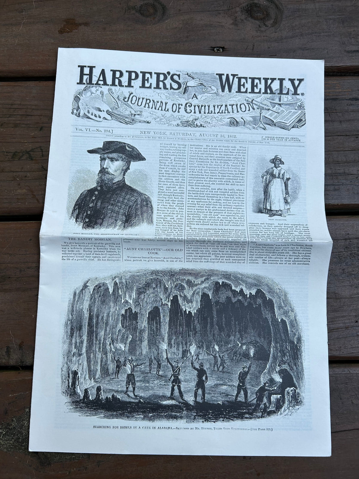 Reproduction Newspapers  (North and South)