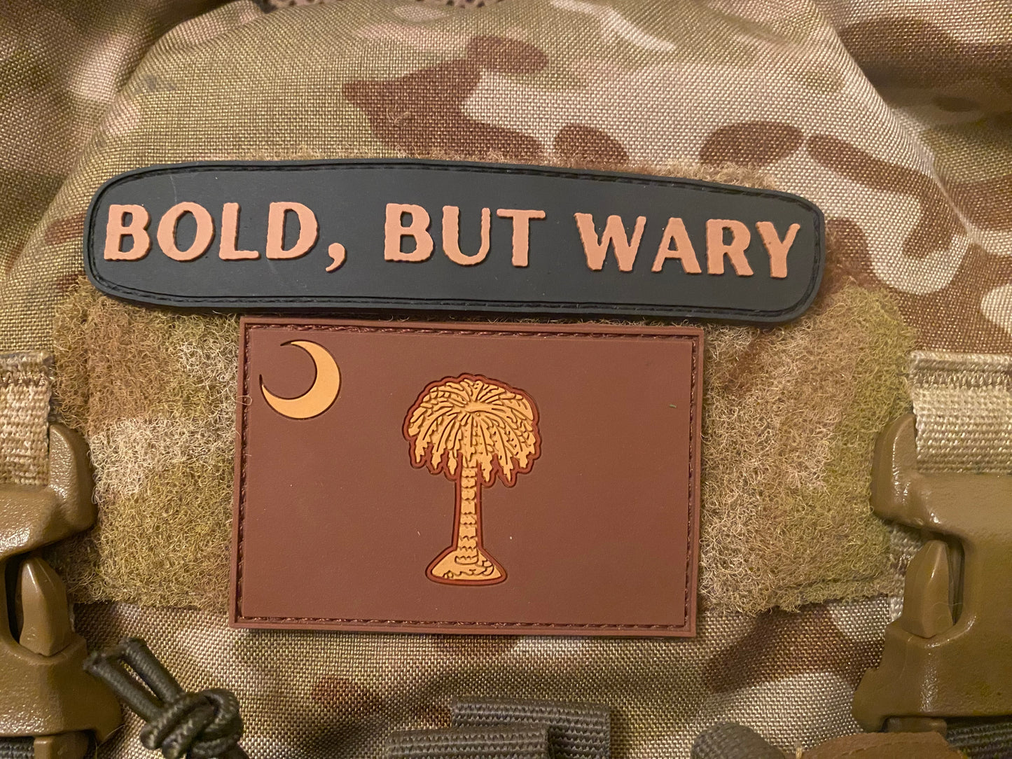 "Bold, But Wary" South Carolina PVC Morale Patch