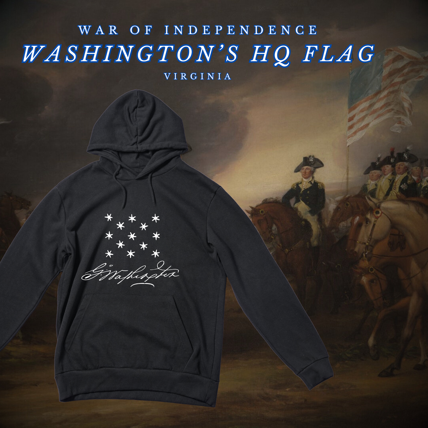 Washington Headquarters Flag Hoodie