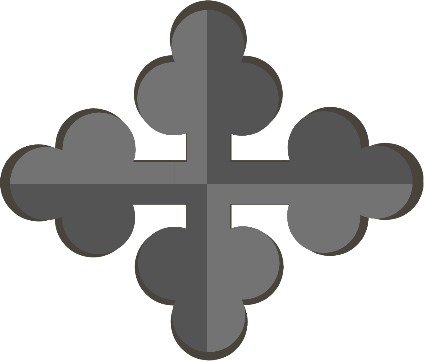 Maryland Cross Insignia Stickers