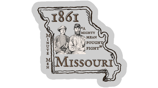 "A mighty mean fought fight" Missouri State Guard Sticker/Magnet