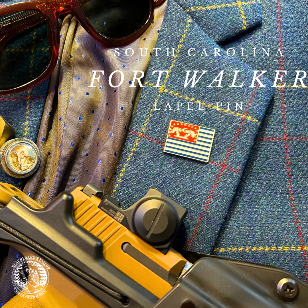 Fort Walker Flag Lapel Pins