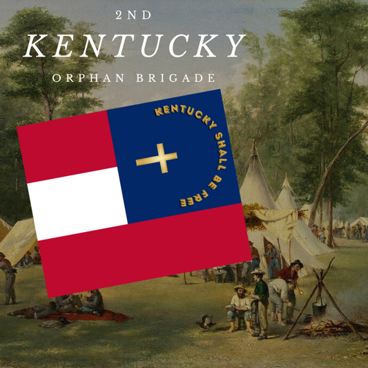 "Kentucky Shall Be Free" 2nd Kentucky Flag - Orphan Brigade Stickers/Magnet