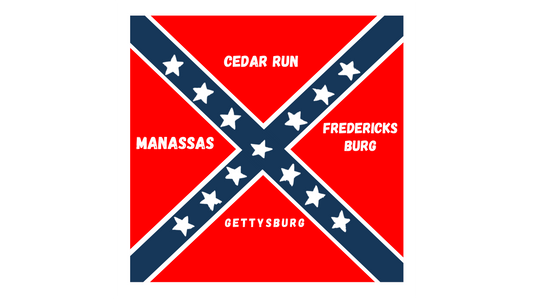 4th Maryland Artillery Flag Sticker/Magnet