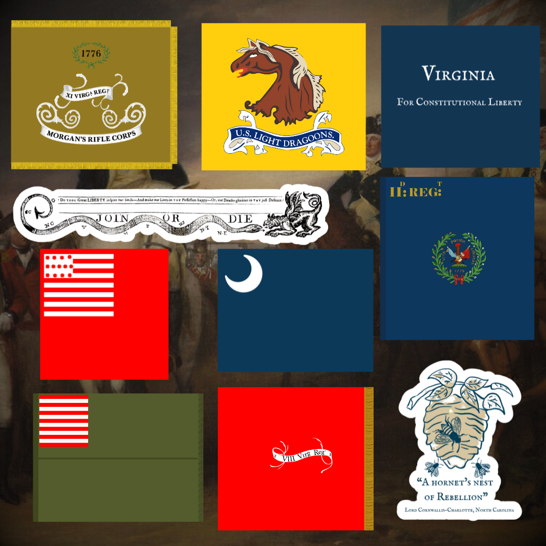 American War for Independence Sticker Set