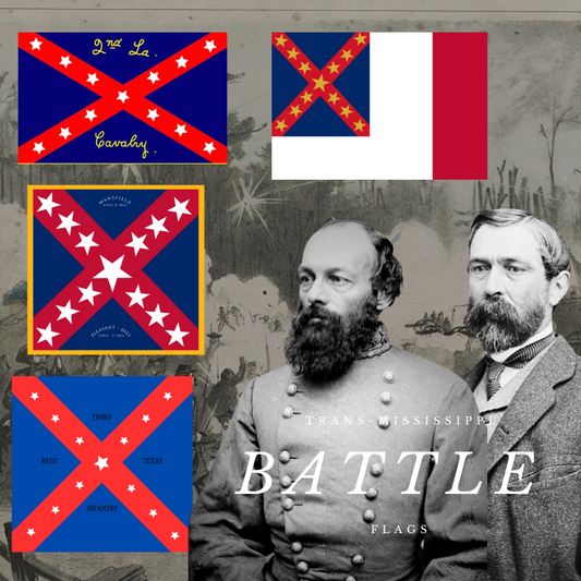 Trans-Mississippi Pattern Battle Flags Set