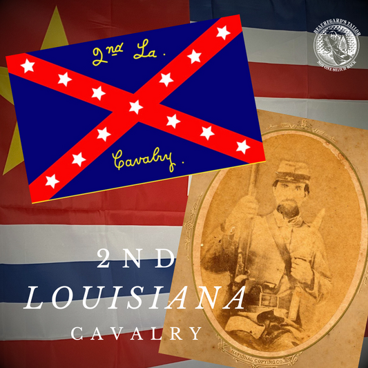 2nd Louisiana Cavalry Flag Sticker