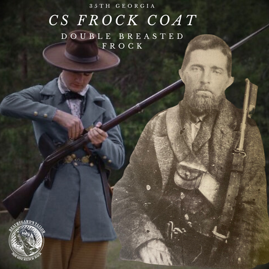 Double-Breasted Enlisted Frock Coat - 35th Georgia Infantry