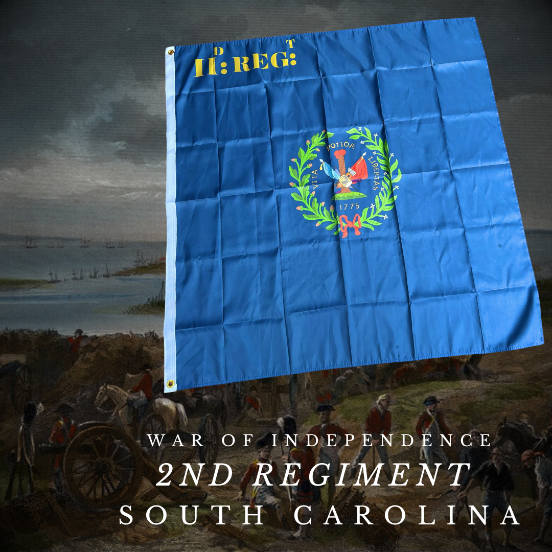 "Liberty rather than life" - 2nd South Carolina Regiment Flag