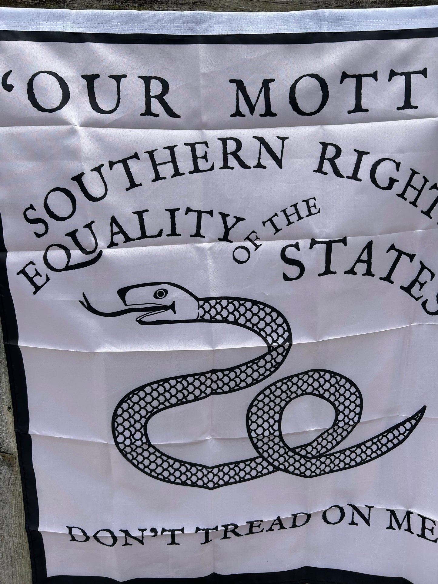 "Southern Rights" Savannah, Georgia Secession Banner House Flag