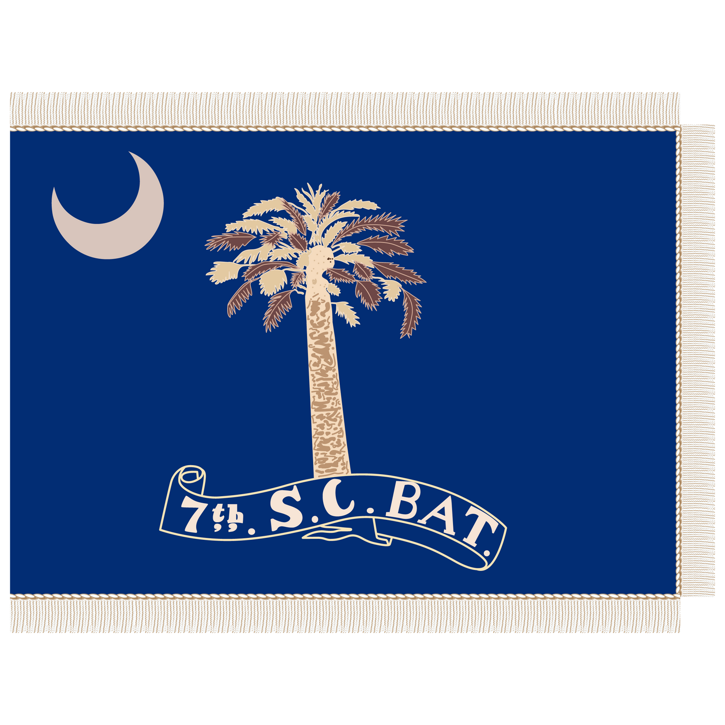 7th South Carolina Infantry Battalion State Flag