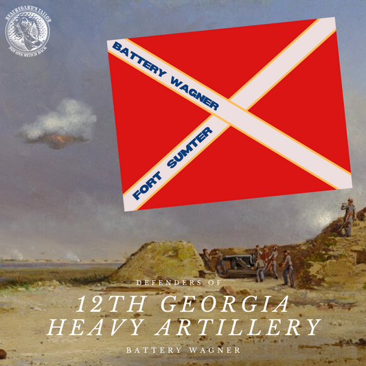12th Georgia Heavy Artillery House Flag