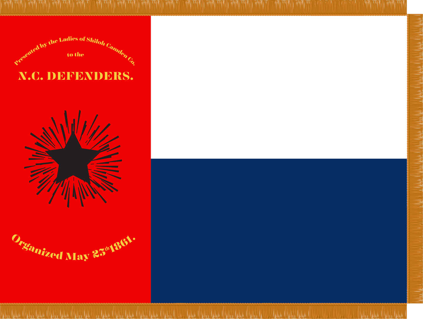 "N.C. Defender" 56th North Carolina Flag Stickers/Magnet