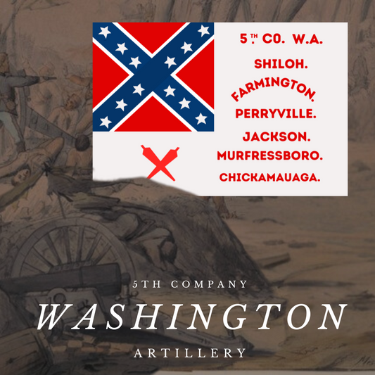 Washington Artillery - 5th Company 2nd National House Flag