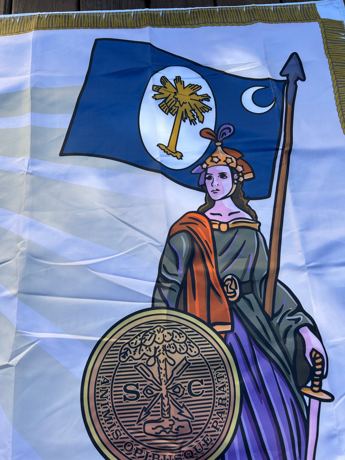"Lawson's Fork Volunteers" 5th South Carolina Flag