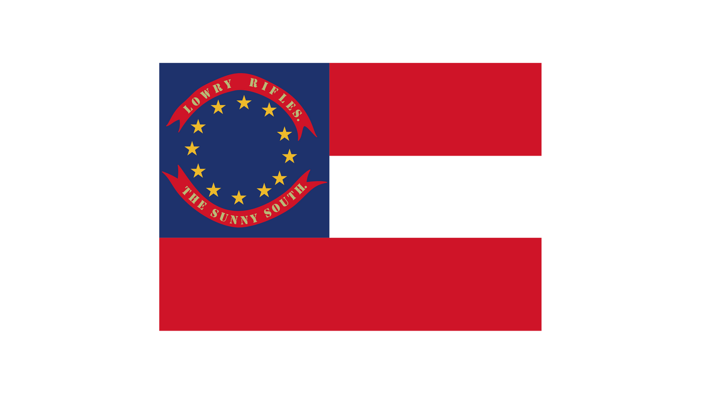 6th Mississippi 1st National Flag Stickers