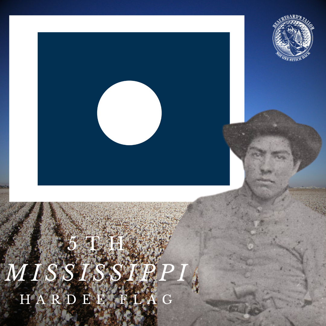 5th Mississippi Army of Tennessee Flag Stickers