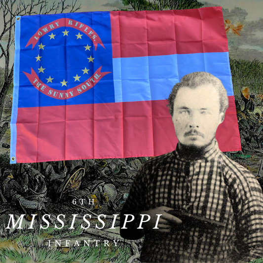 6th Mississippi 1st National House Flag