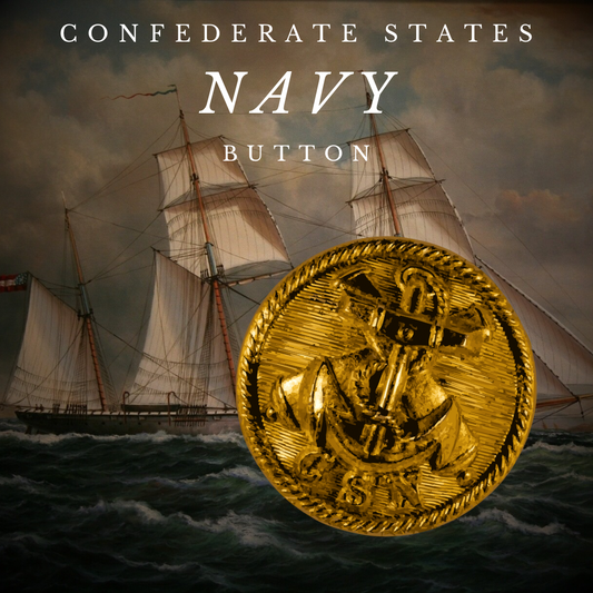 Confederate States Navy Button Stickers