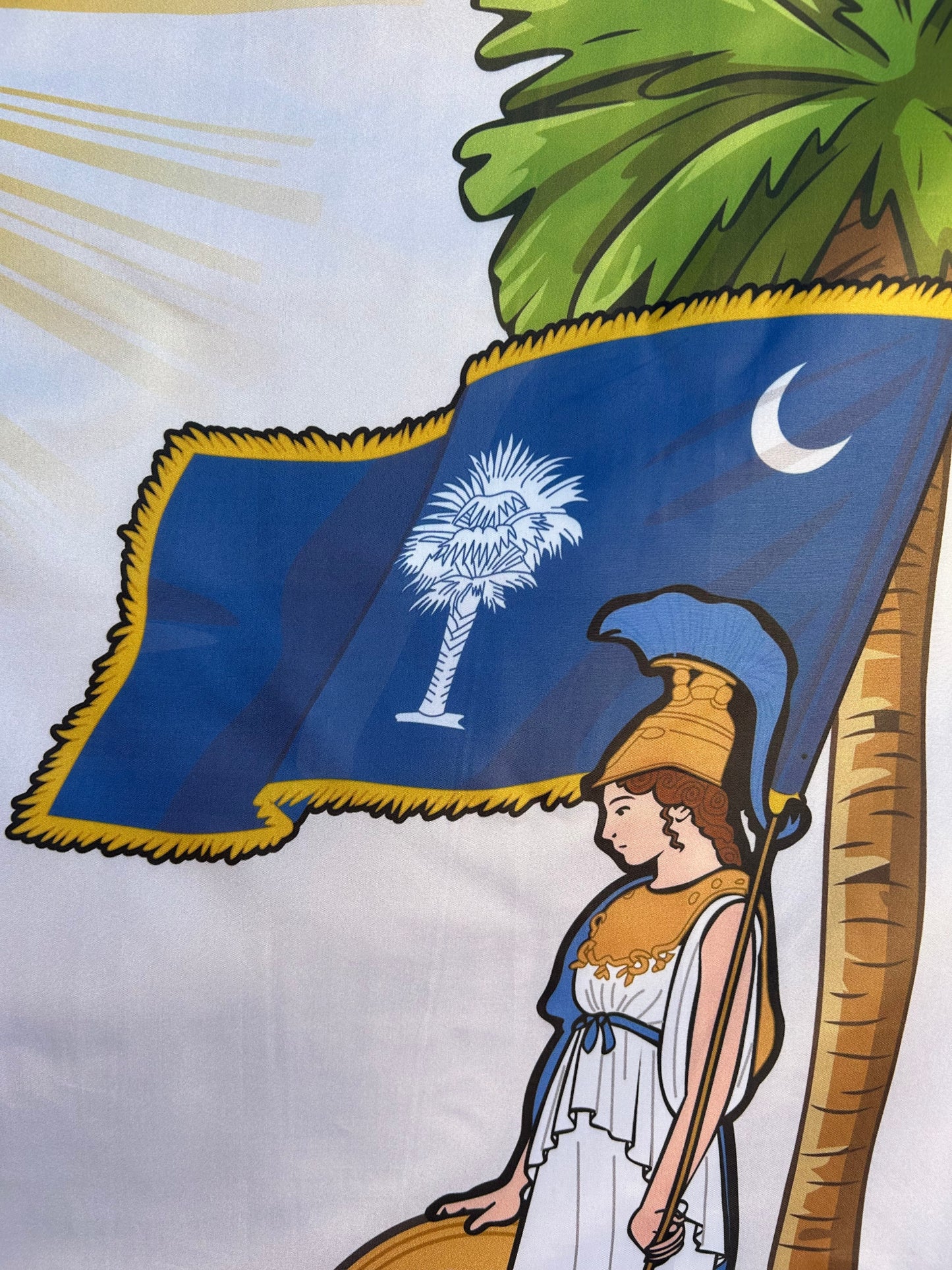 "Lawson's Fork Volunteers" 5th South Carolina Flag