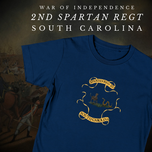 2nd Spartan Militia Regiment - South Carolina Flag Shirt