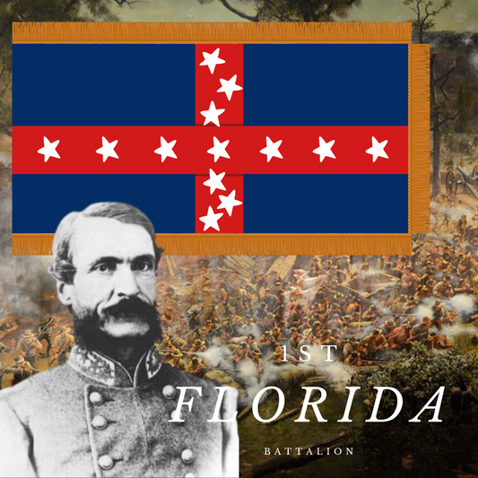 1st Florida Battalion Polk Flag Stickers/Magnet (Copy)