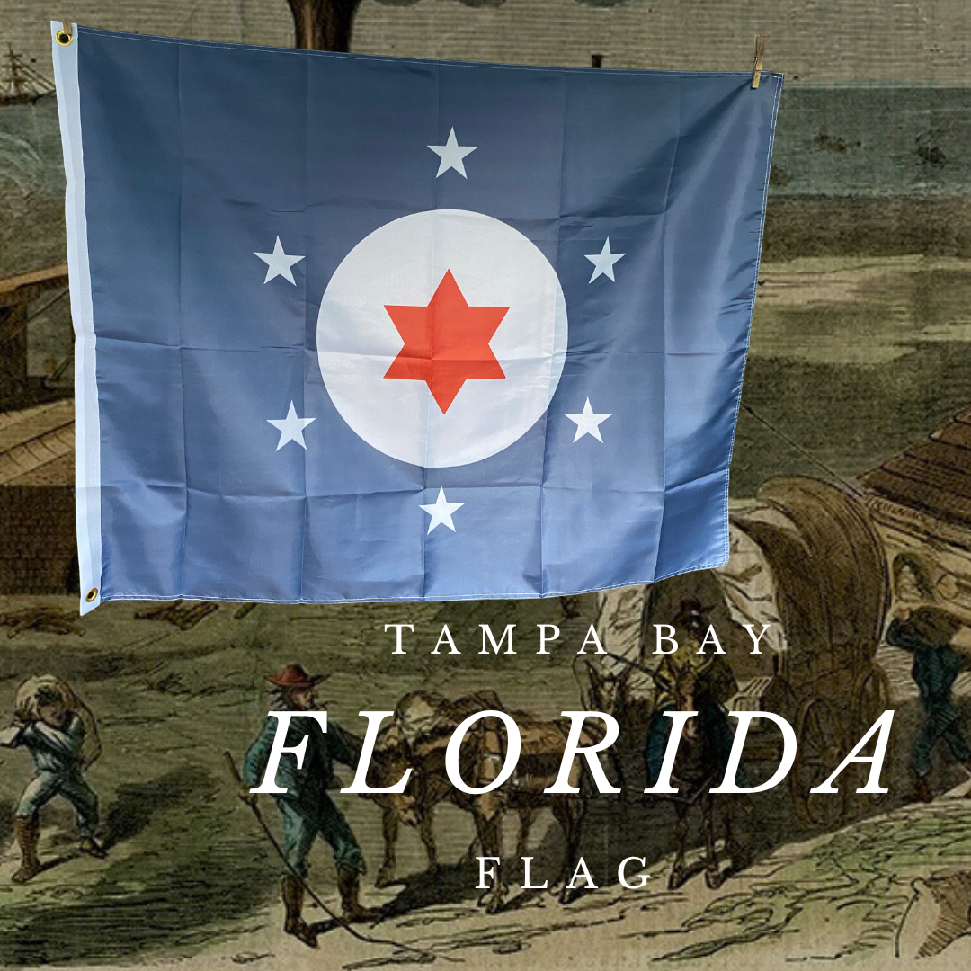 "Captured by moonlight" Tampa Bay House Flag