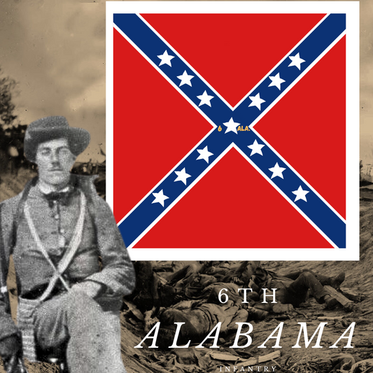 6th Alabama Regimental Colors Stickers