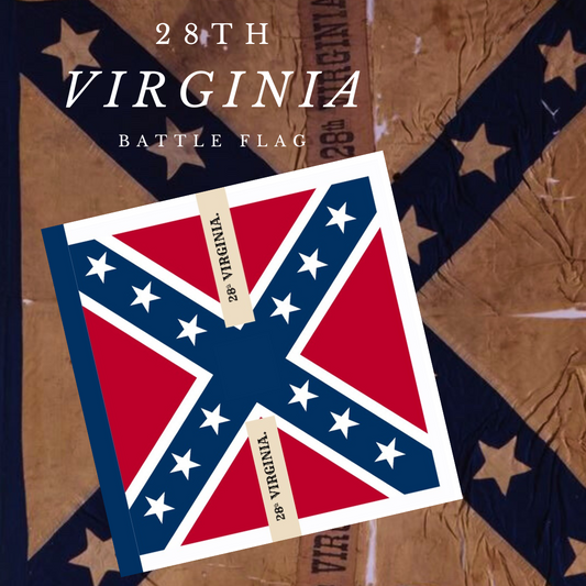 28th Virginia Infantry Flag Sticker