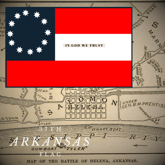 37th Arkansas Flag "In God We Trust" Stickers