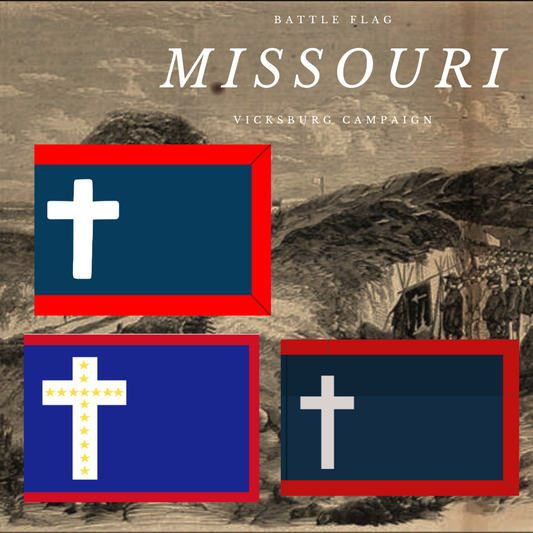 Missouri Battle Flag Stickers