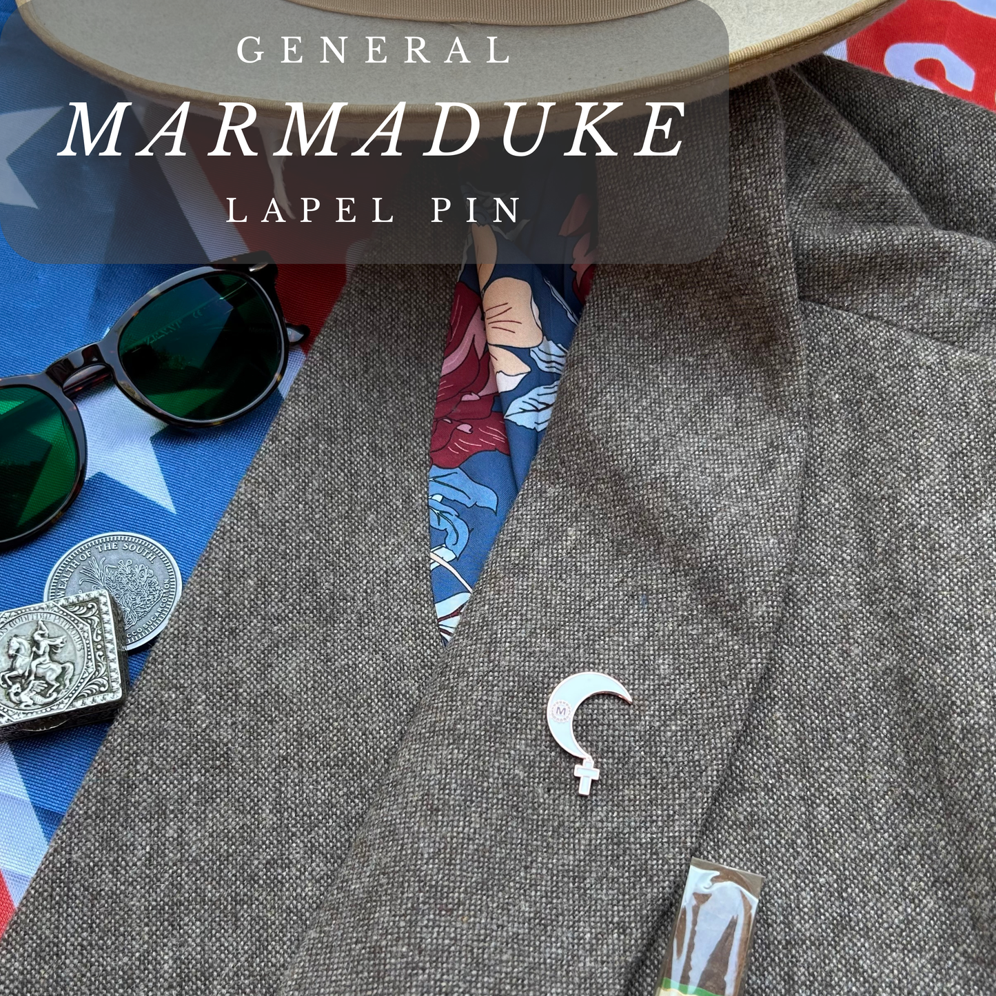 Marmaduke Flag Lapel Pin