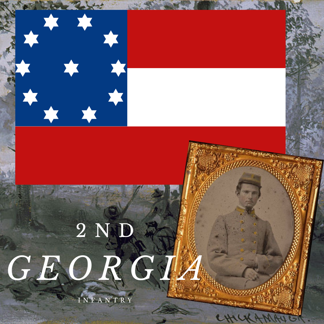 2nd Georgia Infantry Flag Stickers/Magnet – Beauregard's Tailor