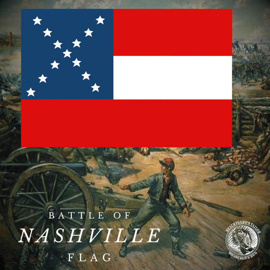 Battle of Nashville - 1st National Flag Stickers