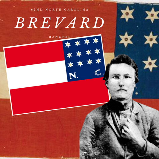 Brevard Rangers - 62nd North Carolina Flag Stickers