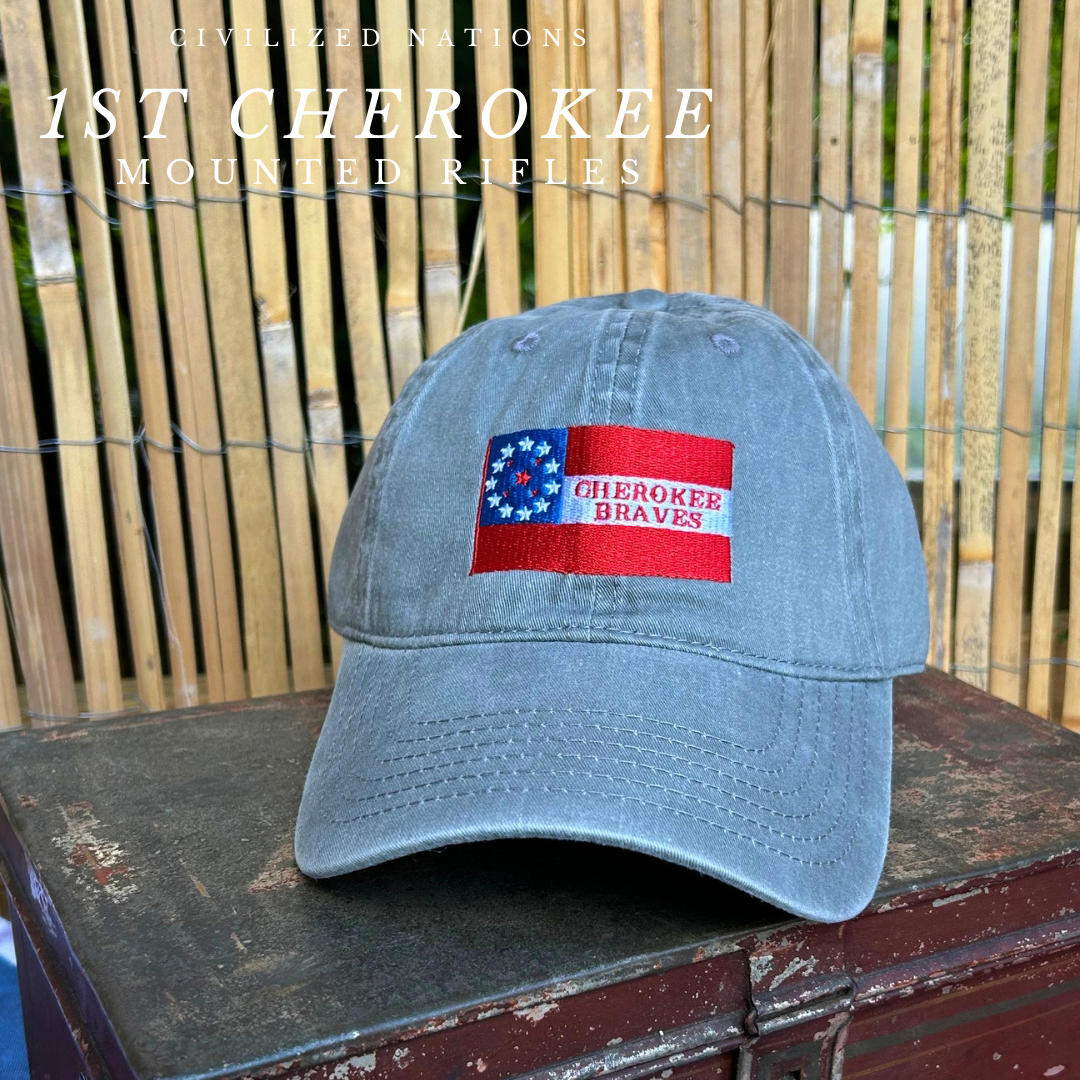 Cherokee Braves - 1st Cherokee Mounted Rifles Flag Cap