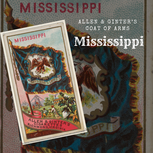 Richmond Virginia - Allen & Ginter's Mississippi Coat of Arms Stickers