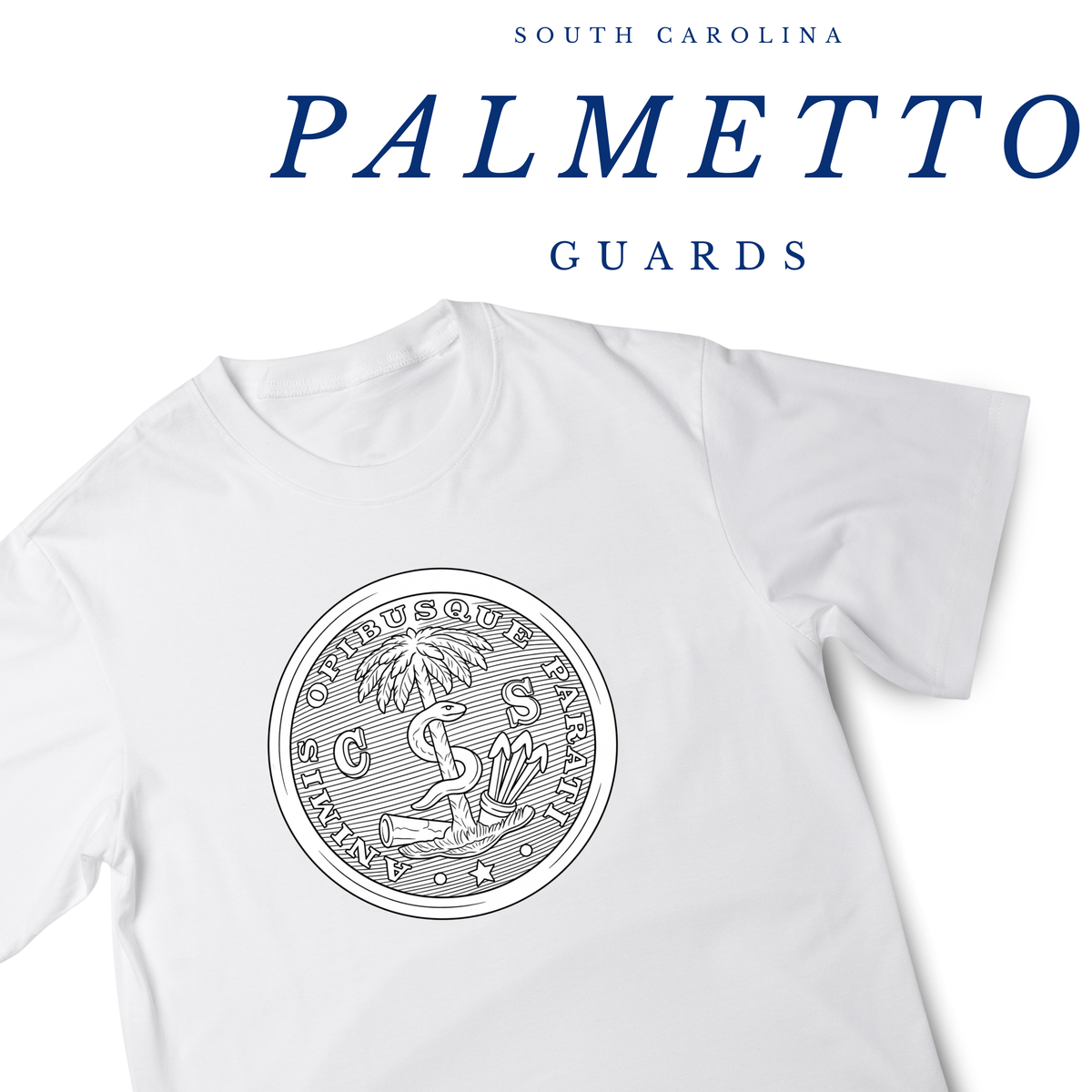 South Carolina State and Palmetto Guards Button Shirt