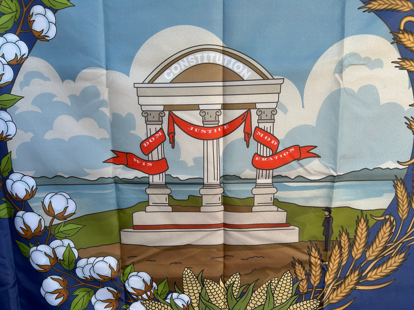 "Pro aris et focis" - "for hearth and home" - 3rd Georgia Regimental Flag - Print Error Close Out