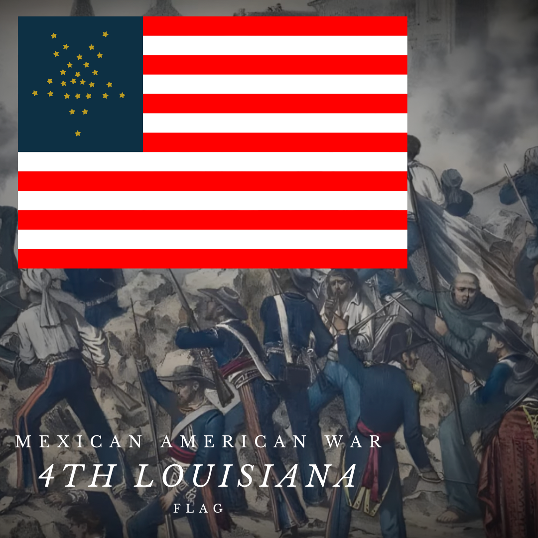 4th Louisiana Militia- Mexican American War Flag