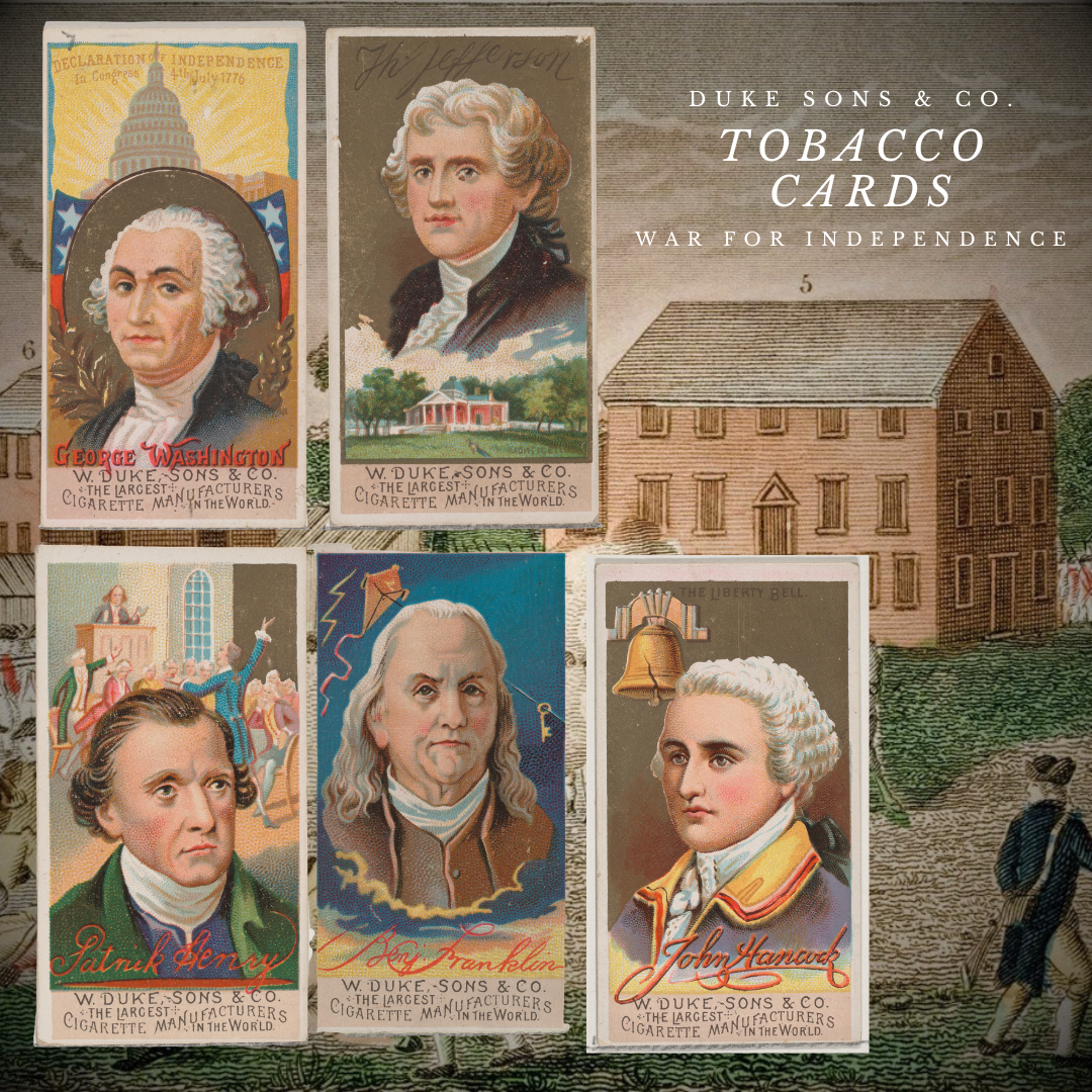 W. Duke Sons & Co. Brand Tobacco American Revolution Stickers