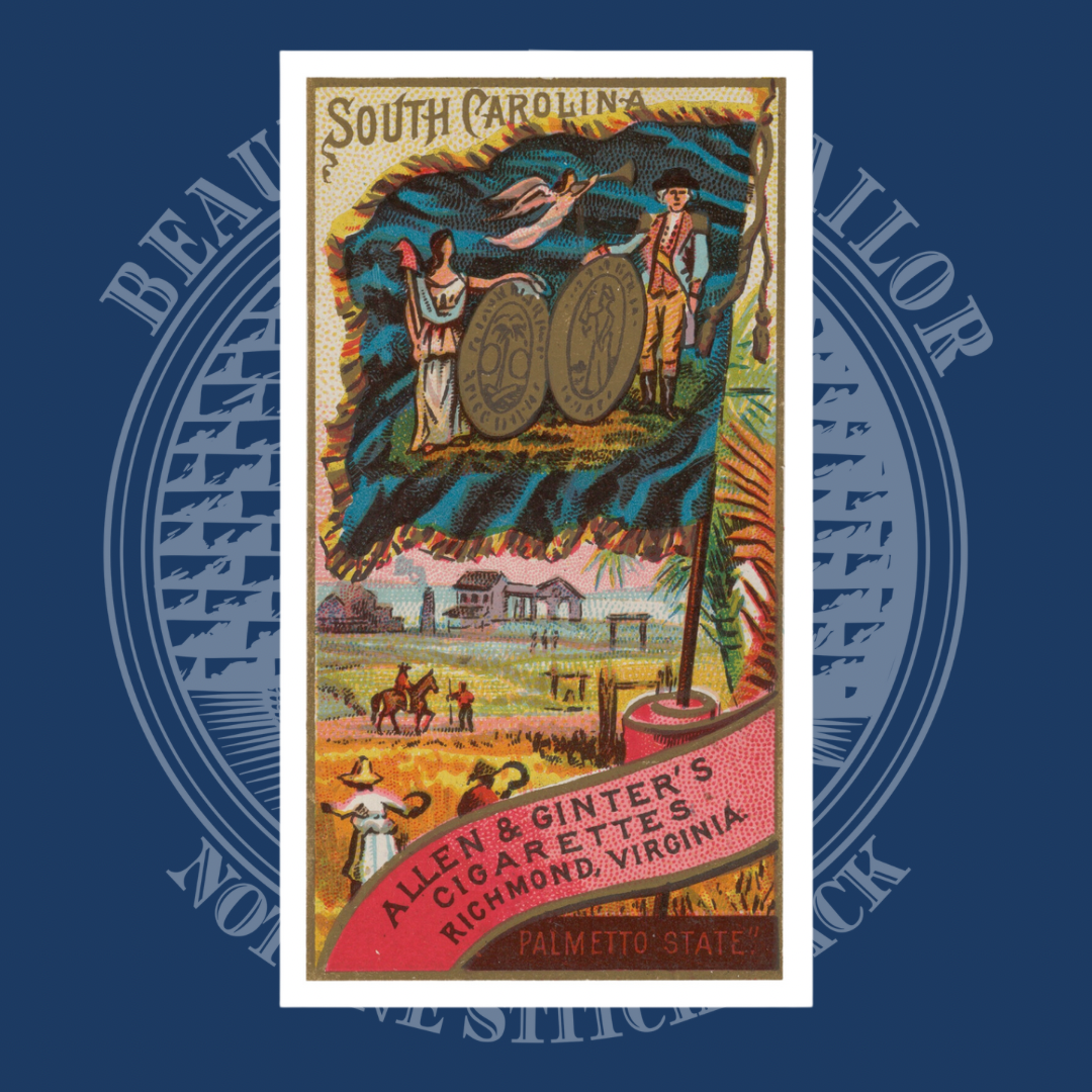 Richmond Virginia - Allen & Ginter's South Carolina Coat of Arms Stickers