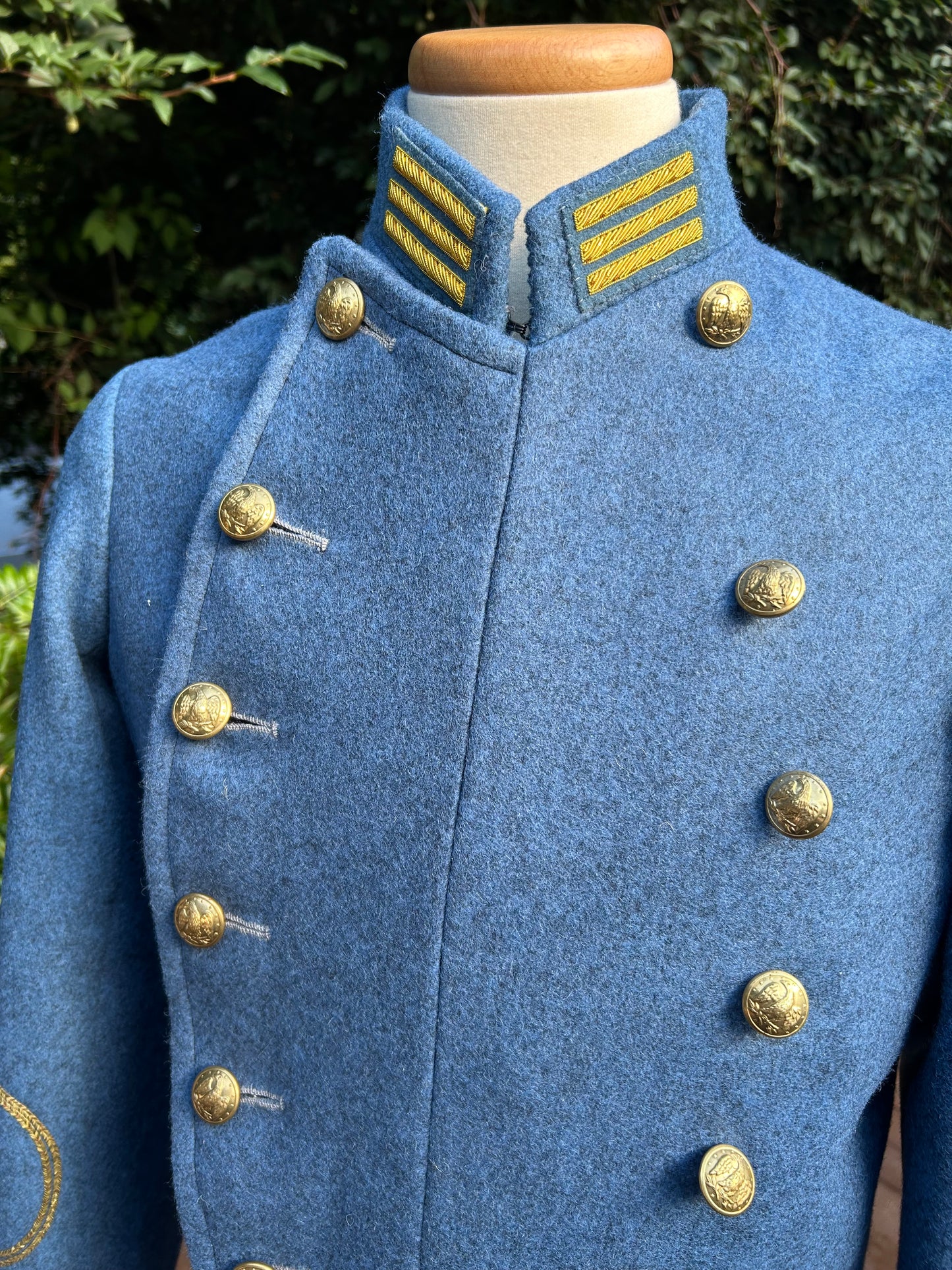 Confederate Officer Frock Coat - Untrimmed Company Grade
