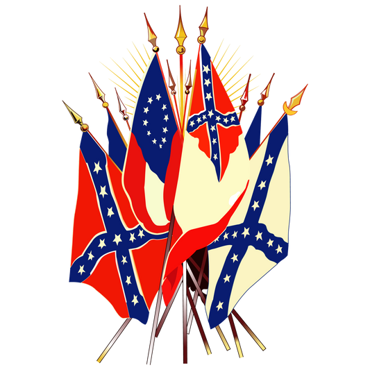 Flags of the Southern Confederacy Stickers/Magnet