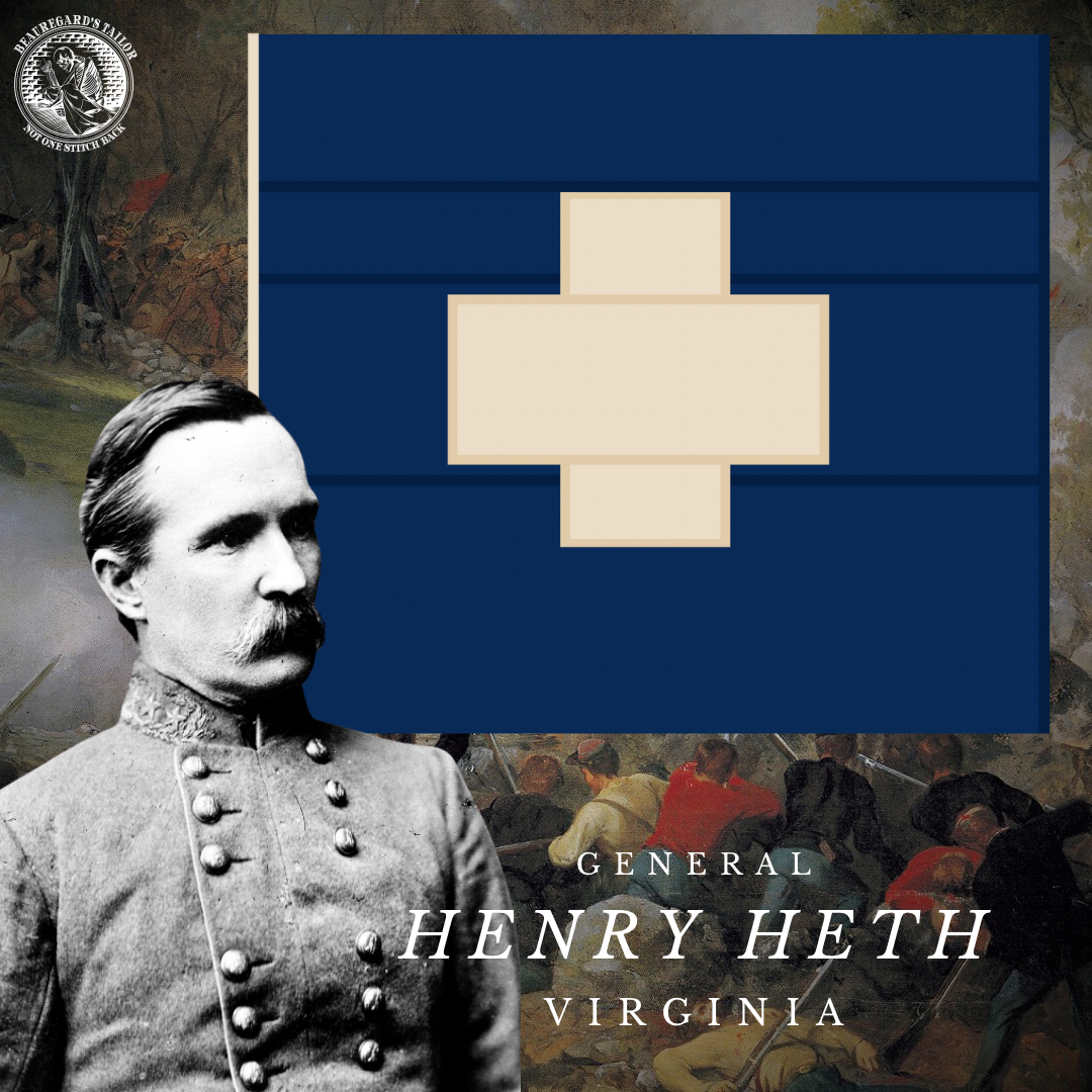 General Henry Heth Headquarters Flag  Magnet/Stickers