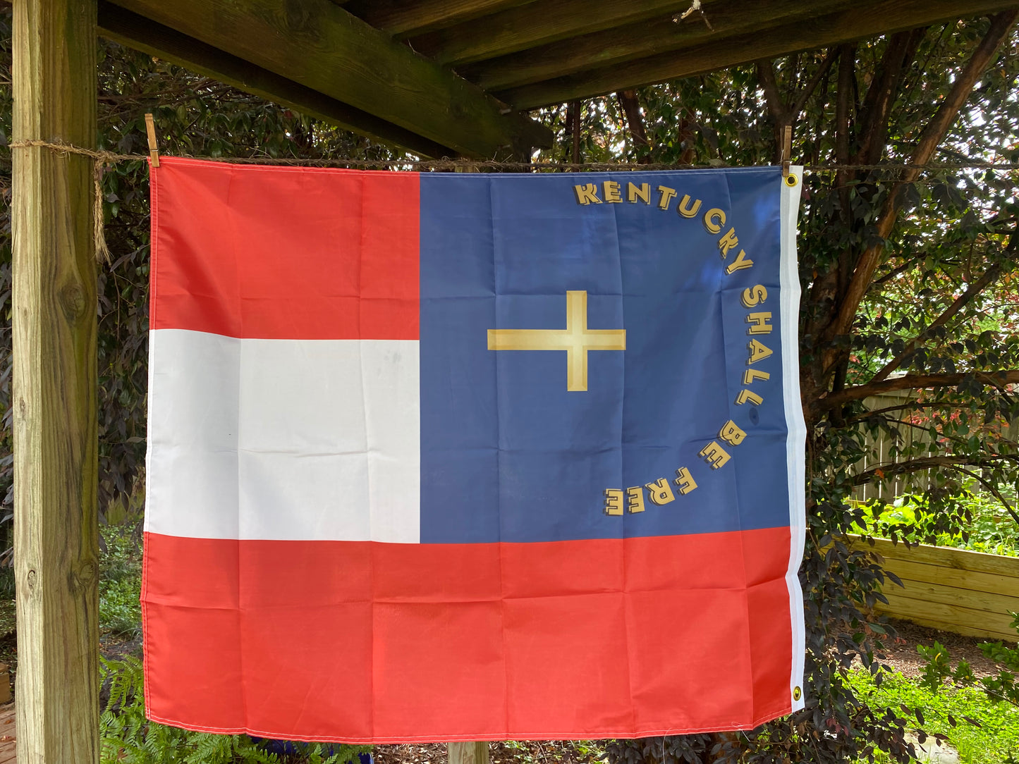 "Kentucky Shall Be Free" 2nd Kentucky Infantry House Flag