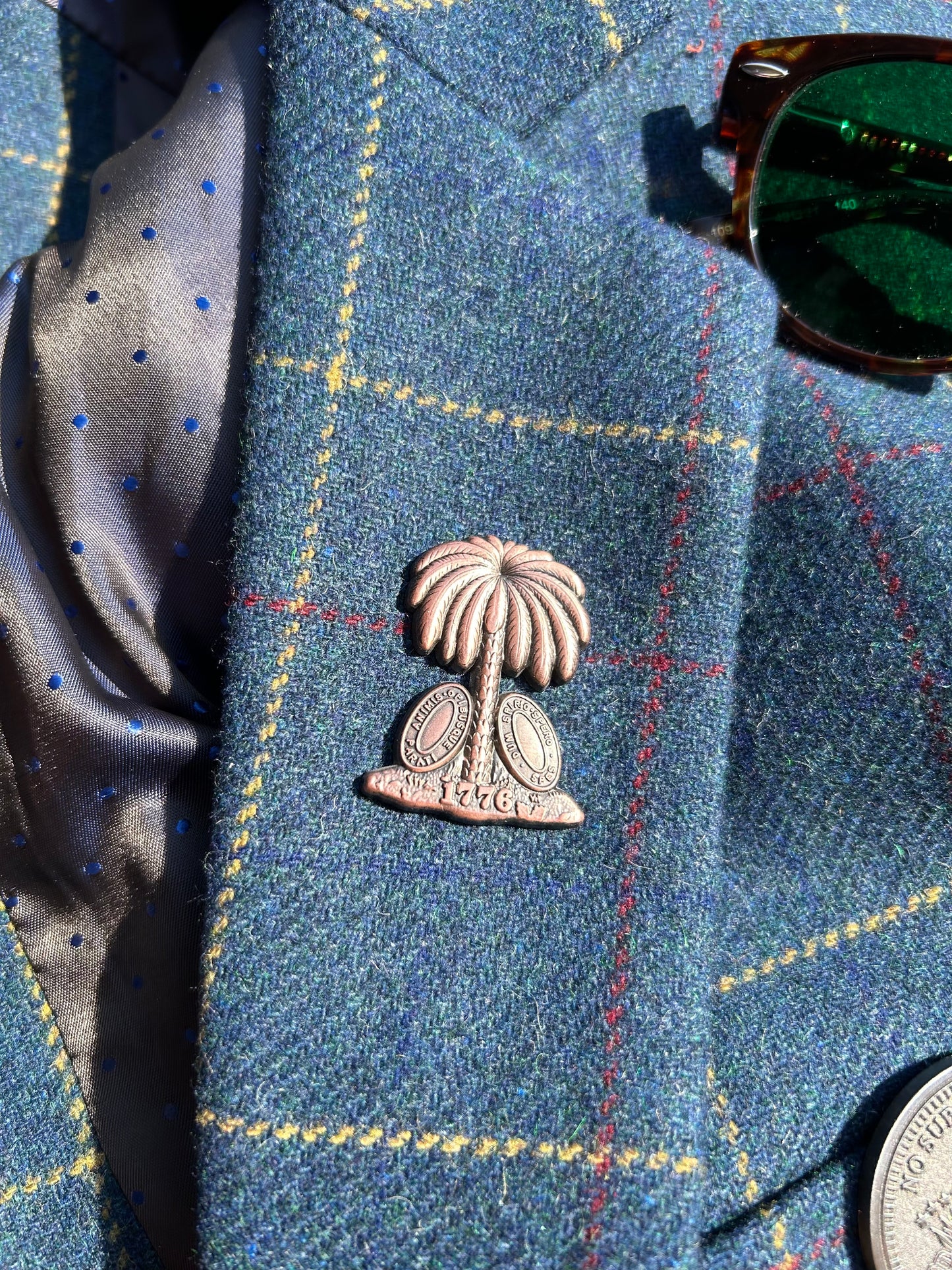 South Carolina Palmetto Insignia Lapel Pin